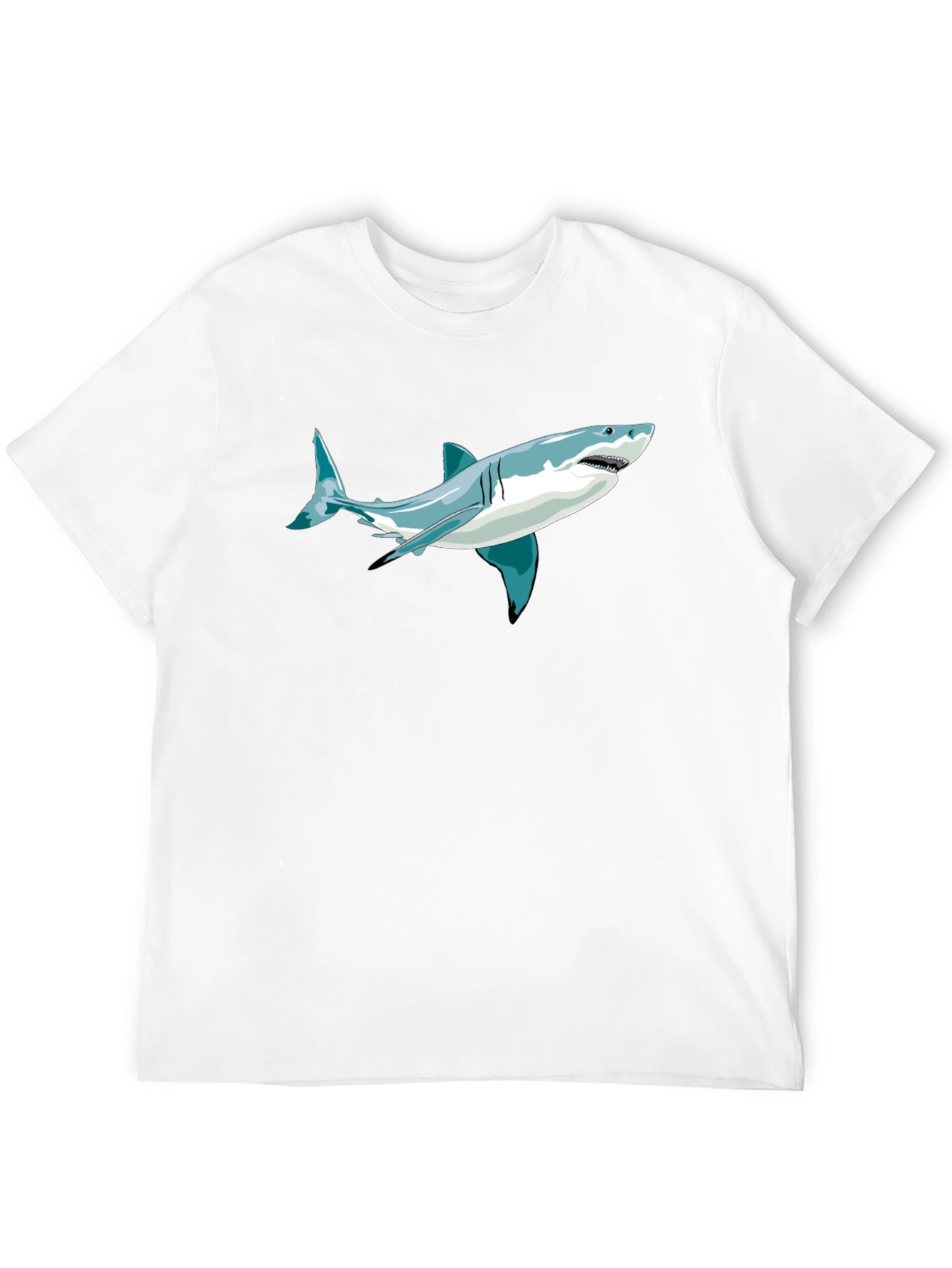 Shark Graphic Tee - Mens Short Sleeve T-Shirt