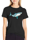 Shark Graphic Tee - Mens Short Sleeve T-Shirt