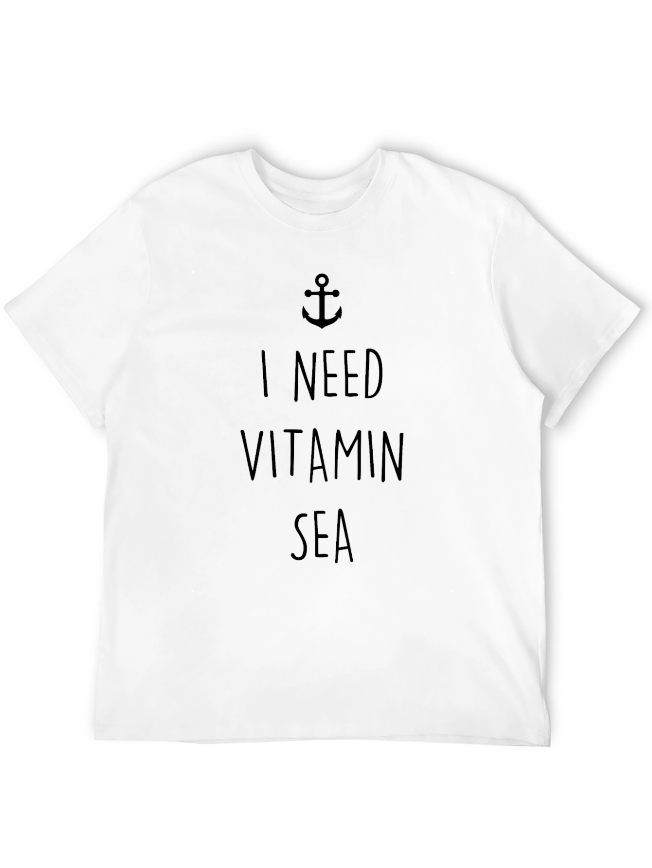 Vitamin Sea Black Graphic T-Shirt