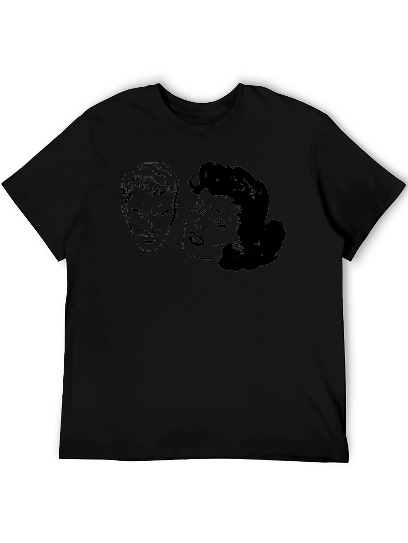 Retro Comic Black T-Shirt