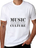 Music Culture Graphic Tee - Black