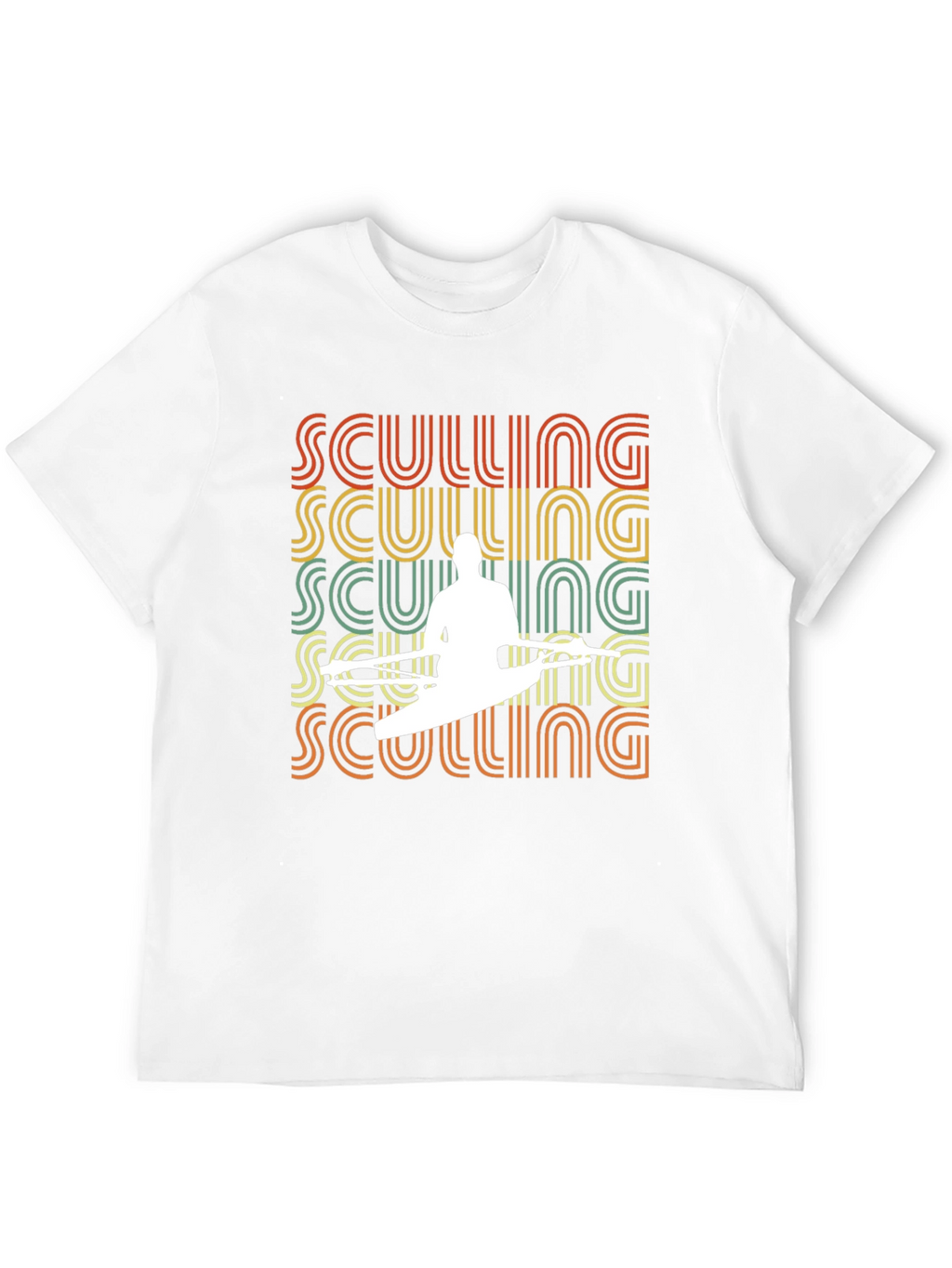 Retro Sculling T-Shirt | Row Boat Graphic Tee