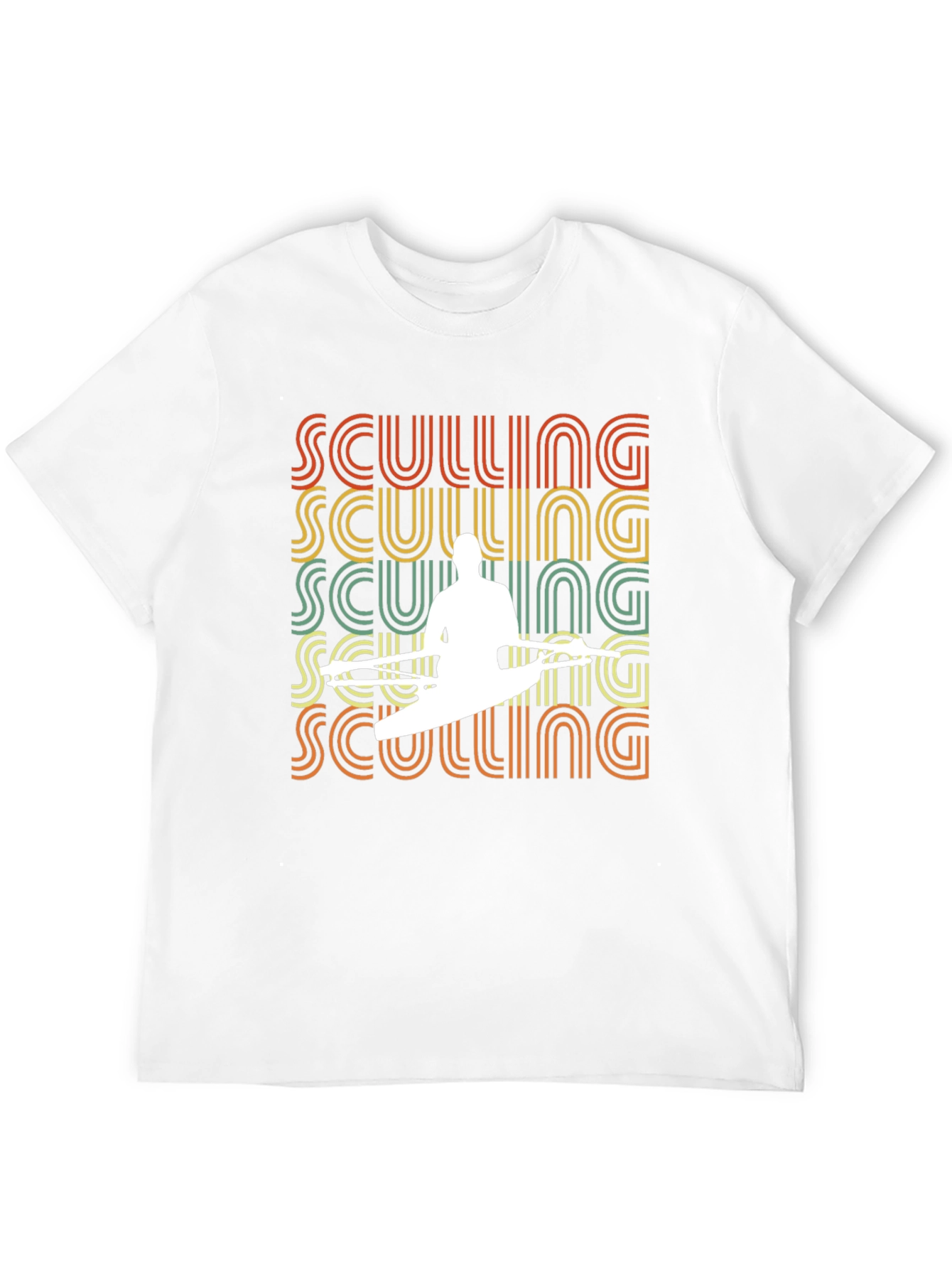 Retro Sculling T-Shirt | Row Boat Graphic Tee