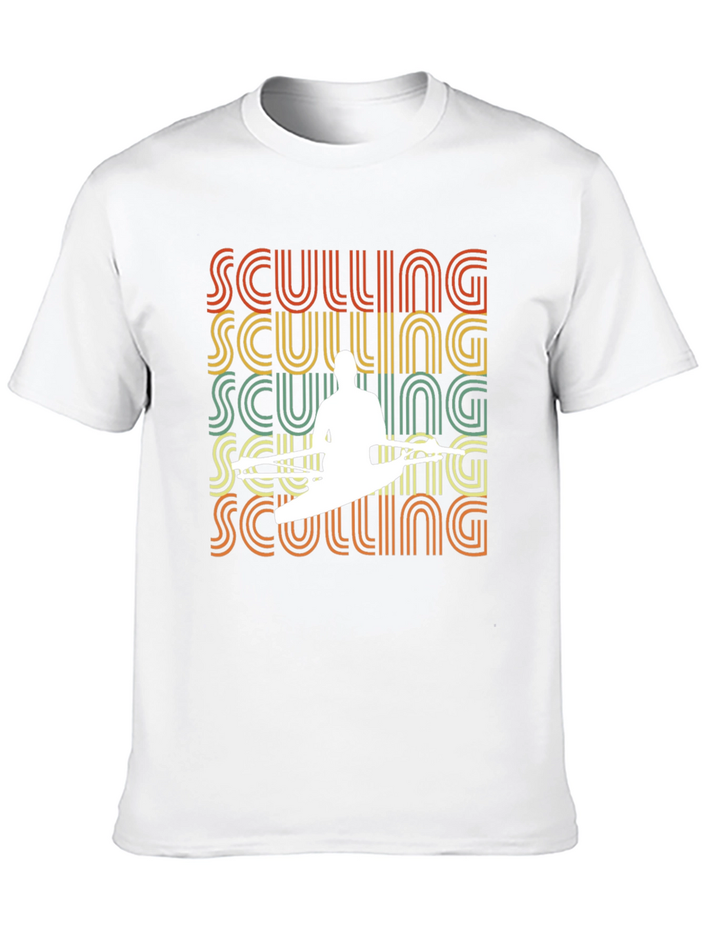 Retro Sculling T-Shirt | Row Boat Graphic Tee