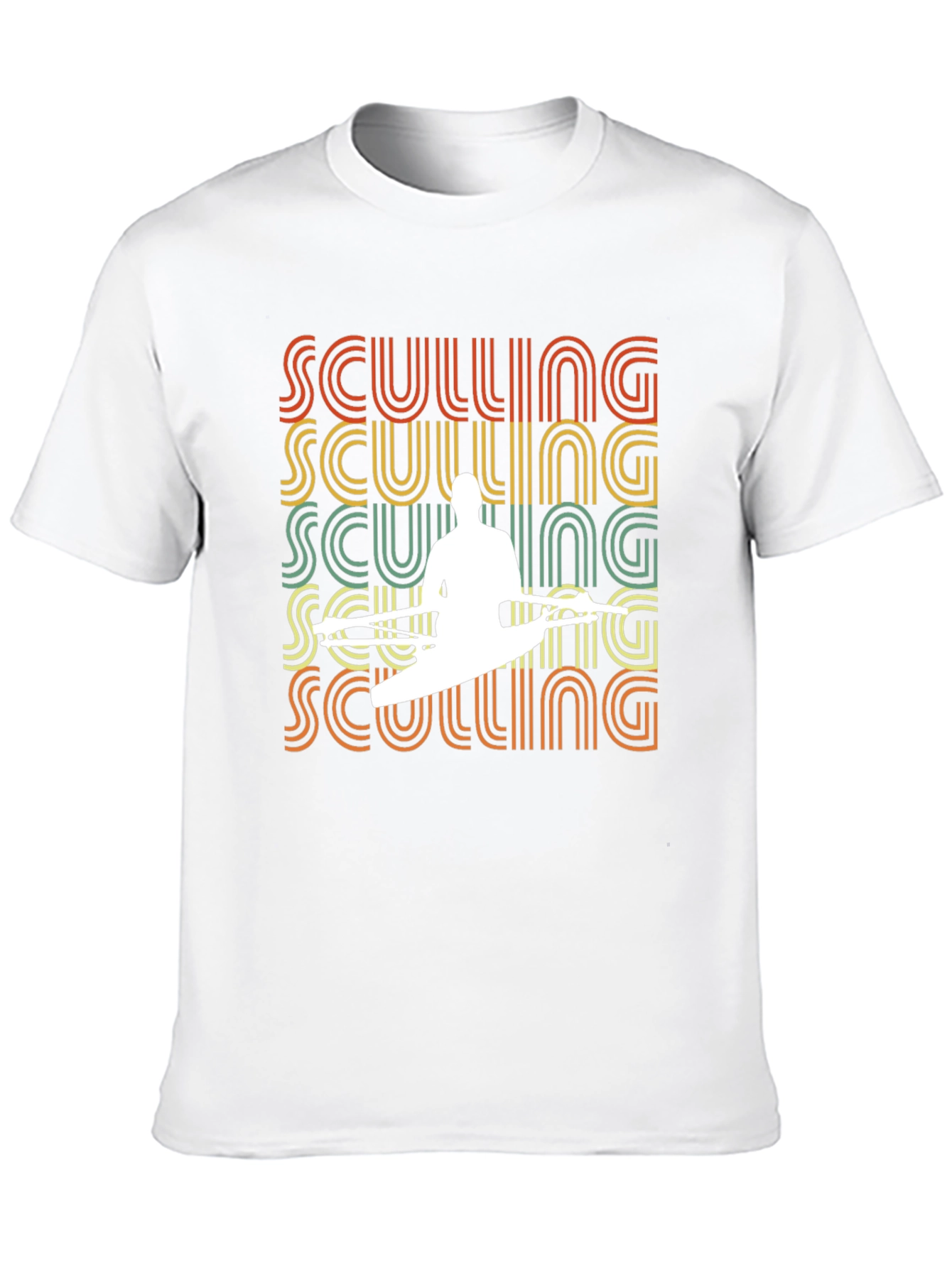 Retro Sculling T-Shirt | Row Boat Graphic Tee