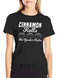 Cinnamon Rolls Not Gender Roles Graphic Tee