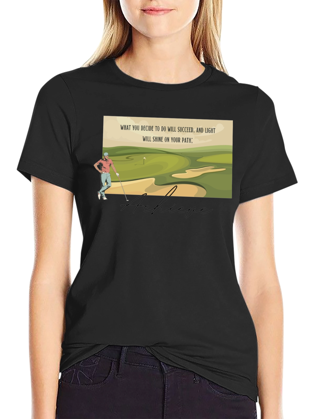 Achieve Golf T-Shirt - Light Your Path