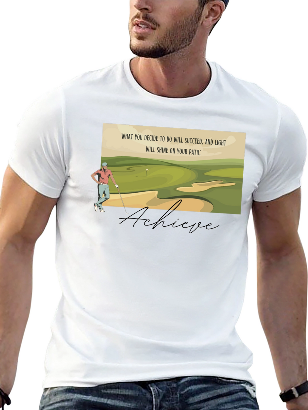 Achieve Golf T-Shirt - Light Your Path