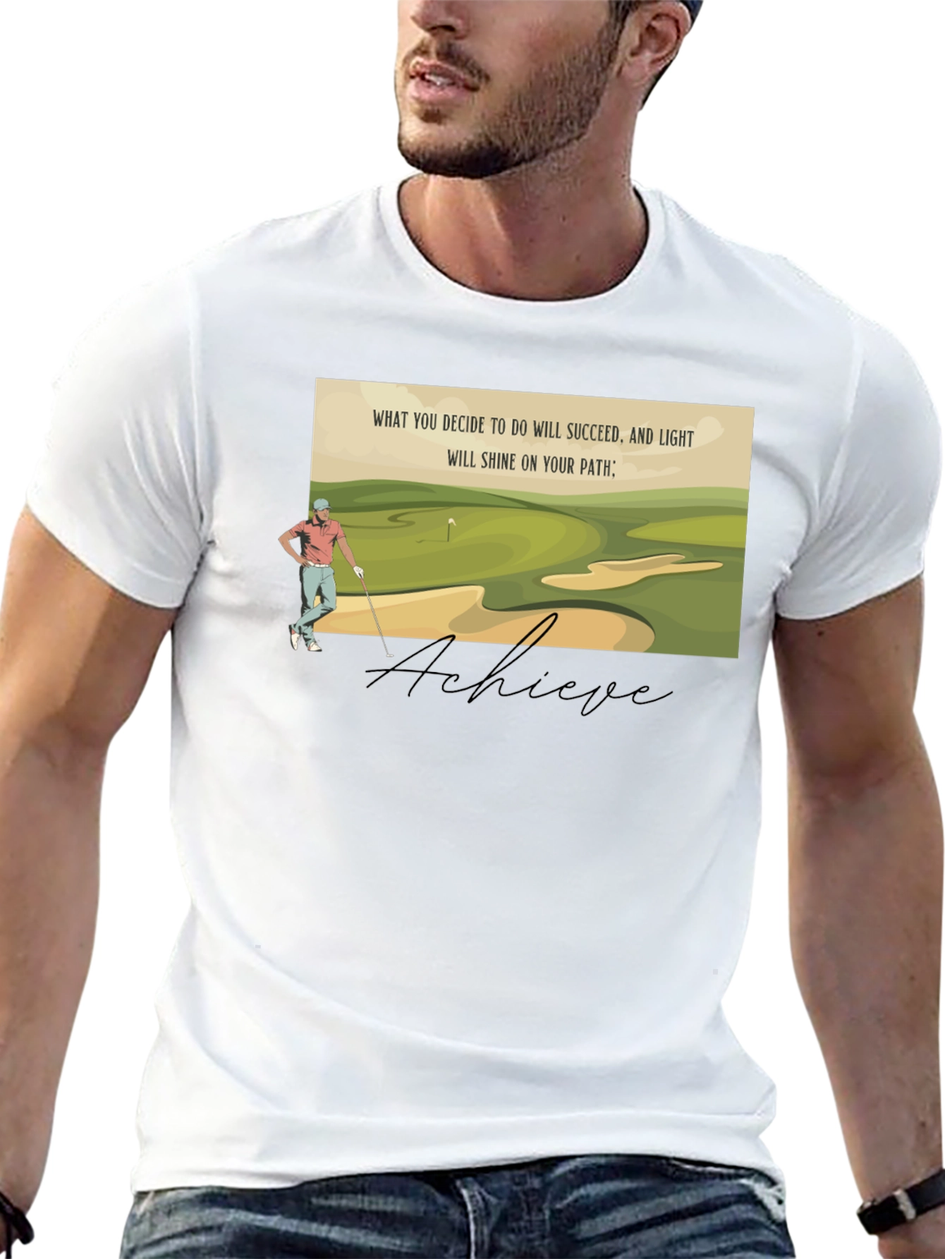 Achieve Golf T-Shirt - Light Your Path