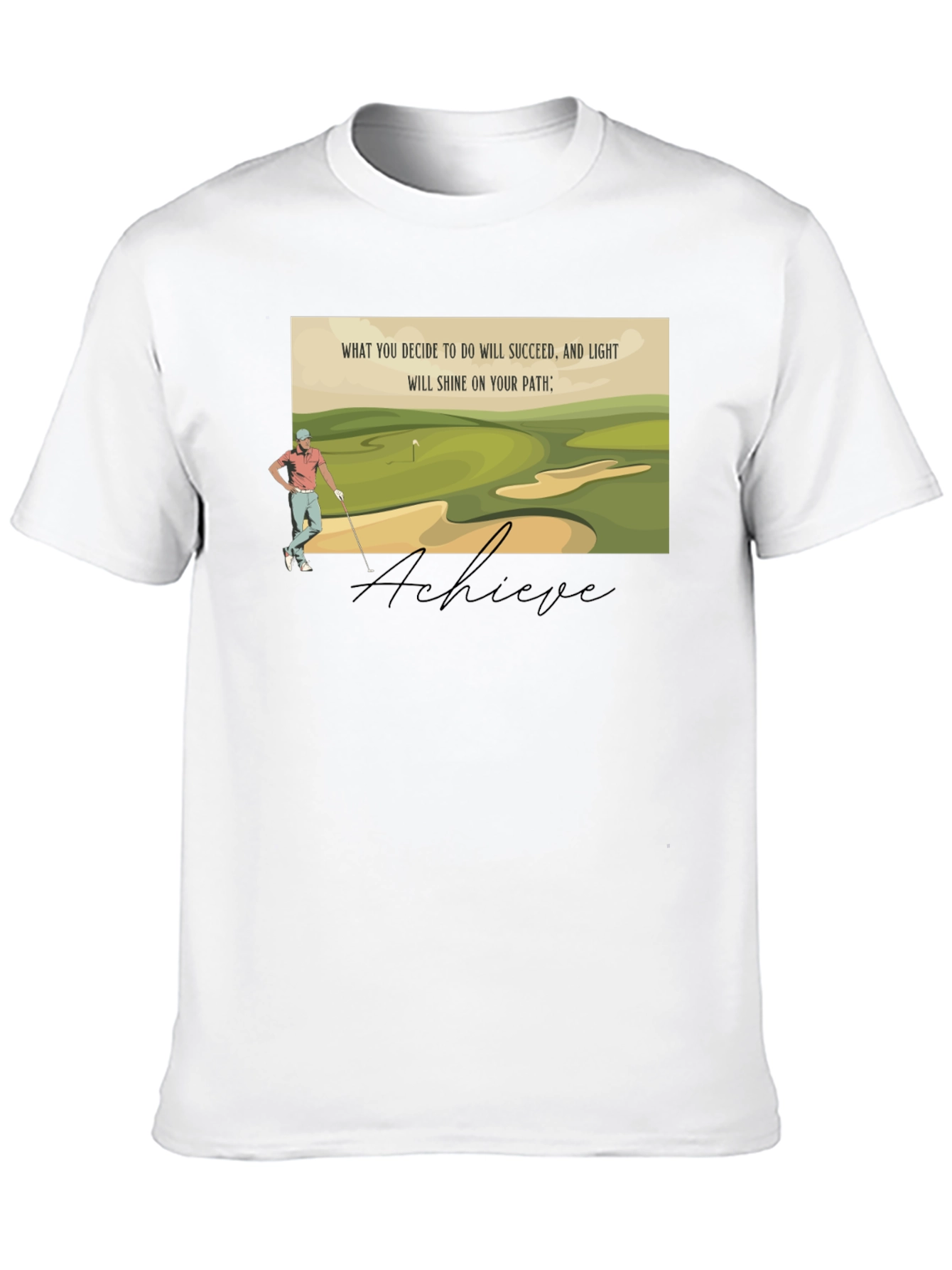 Achieve Golf T-Shirt - Light Your Path