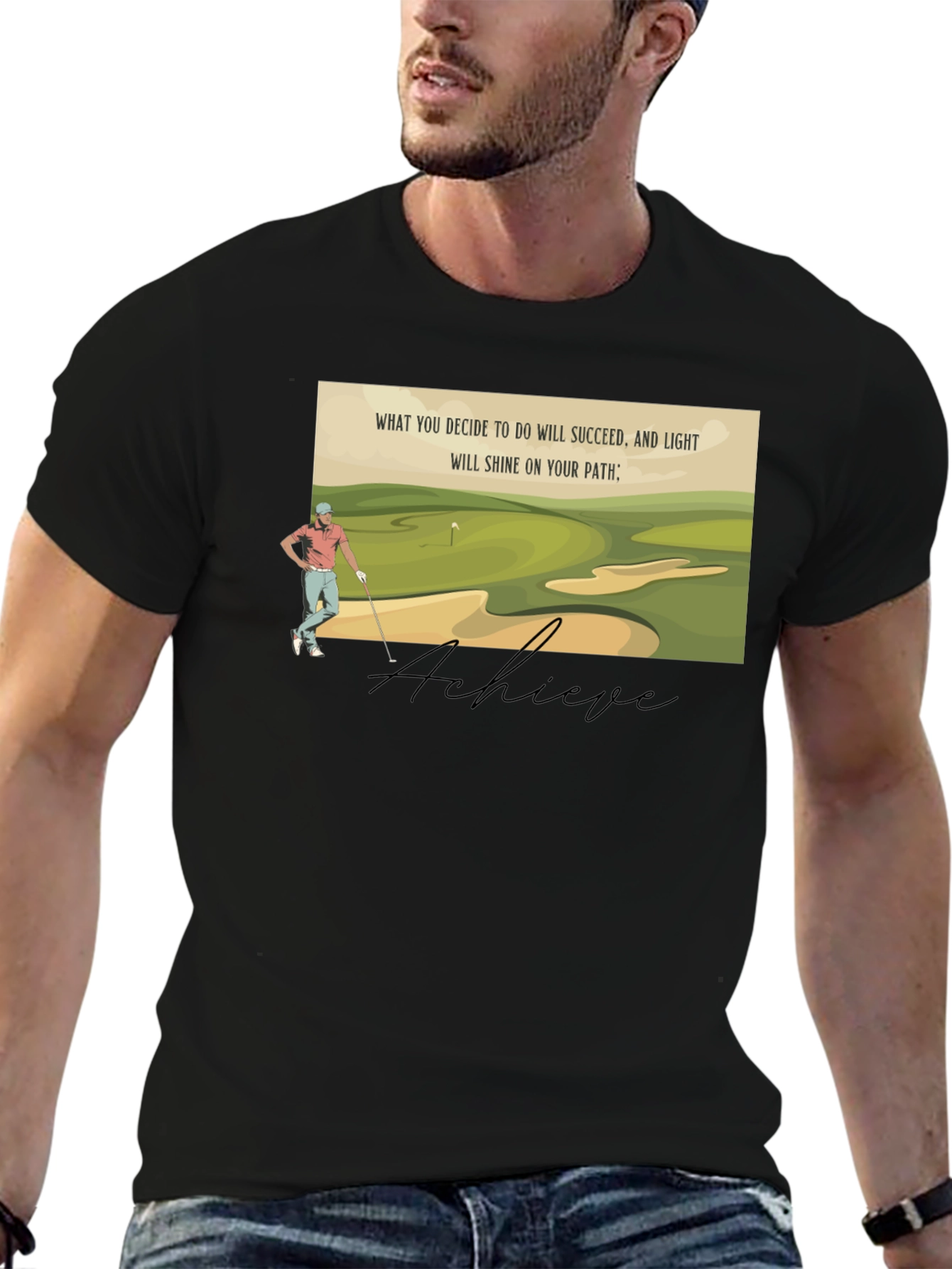 Achieve Golf T-Shirt - Light Your Path
