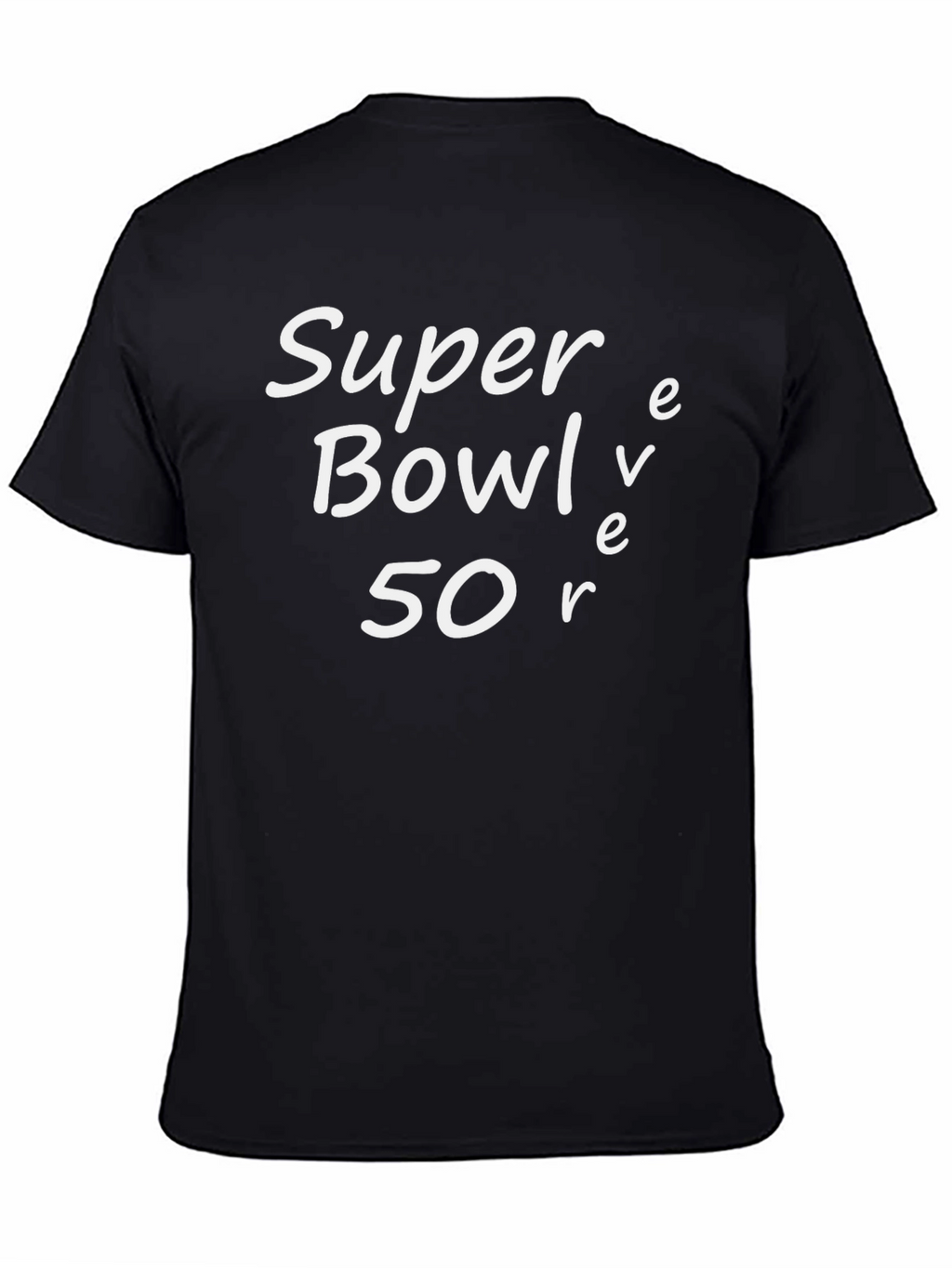 Super Bowl 50 Souvenir Black T-Shirt