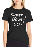 Super Bowl 50 Souvenir Black T-Shirt