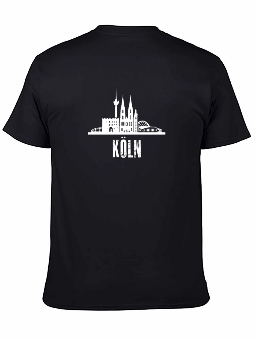 Köln Skyline Black T-Shirt - City Pride Tee