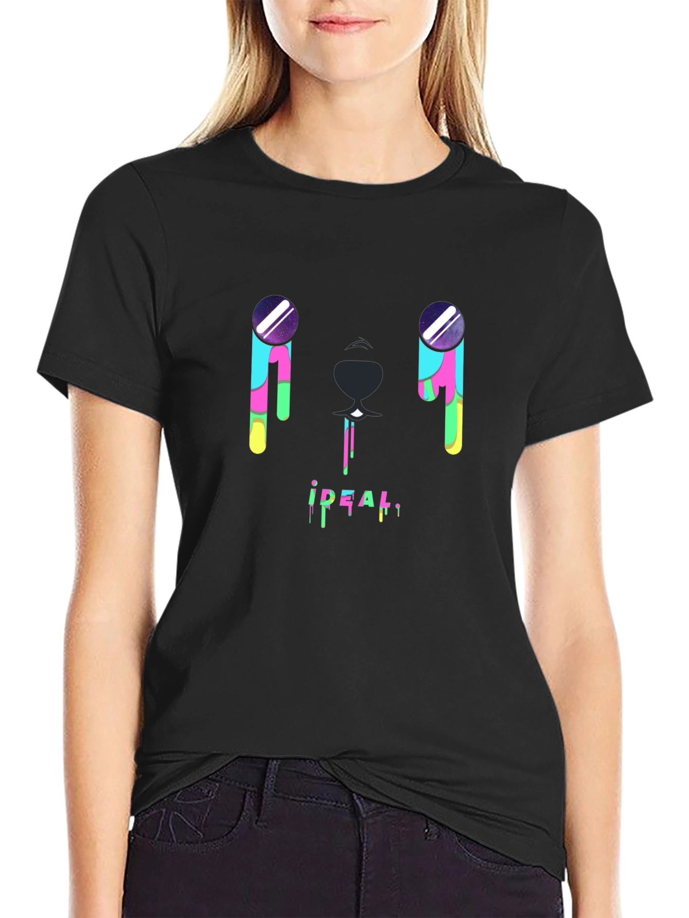 Mens Graphic T-Shirt - Abstract Drip Design