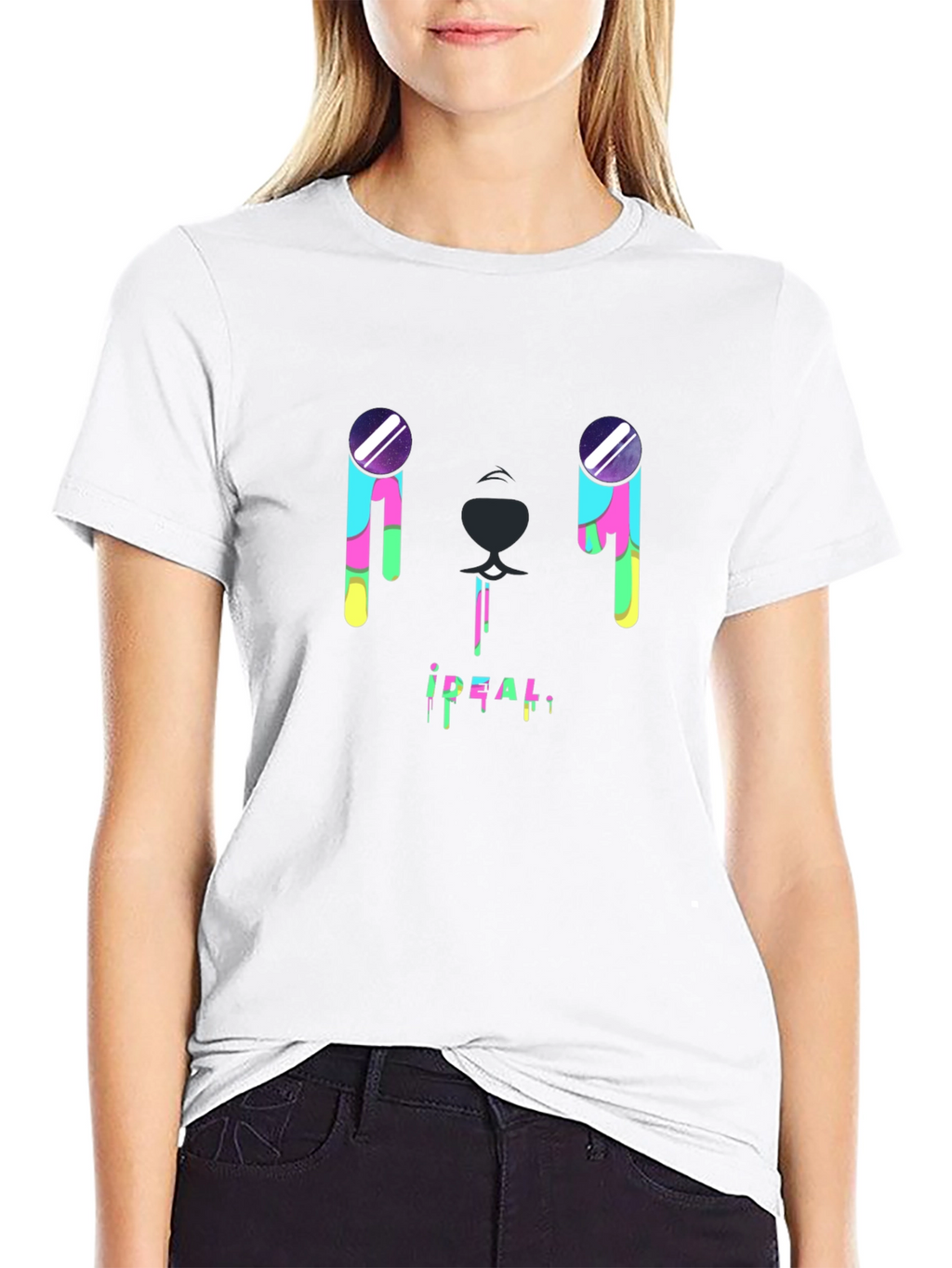 Mens Graphic T-Shirt - Abstract Drip Design