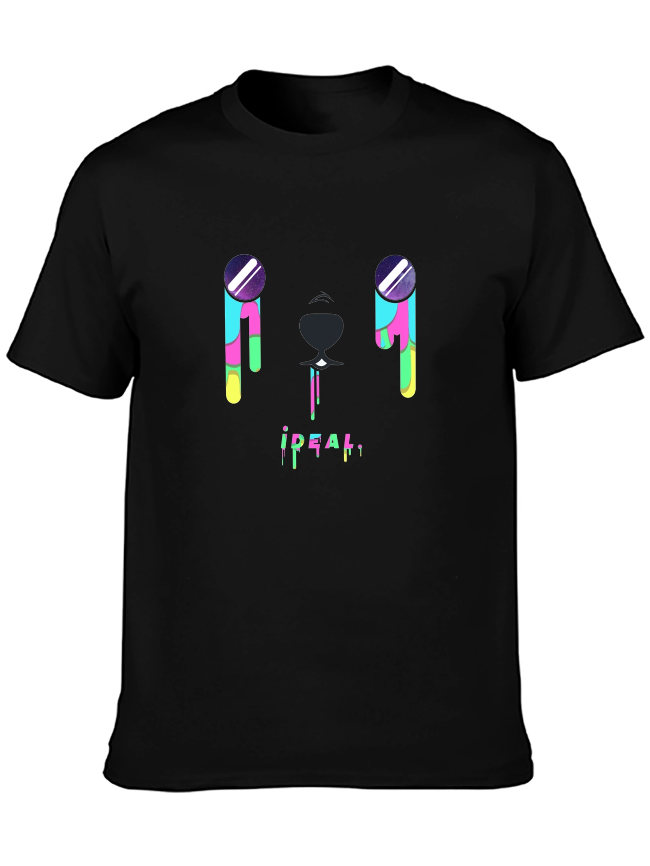 Mens Graphic T-Shirt - Abstract Drip Design