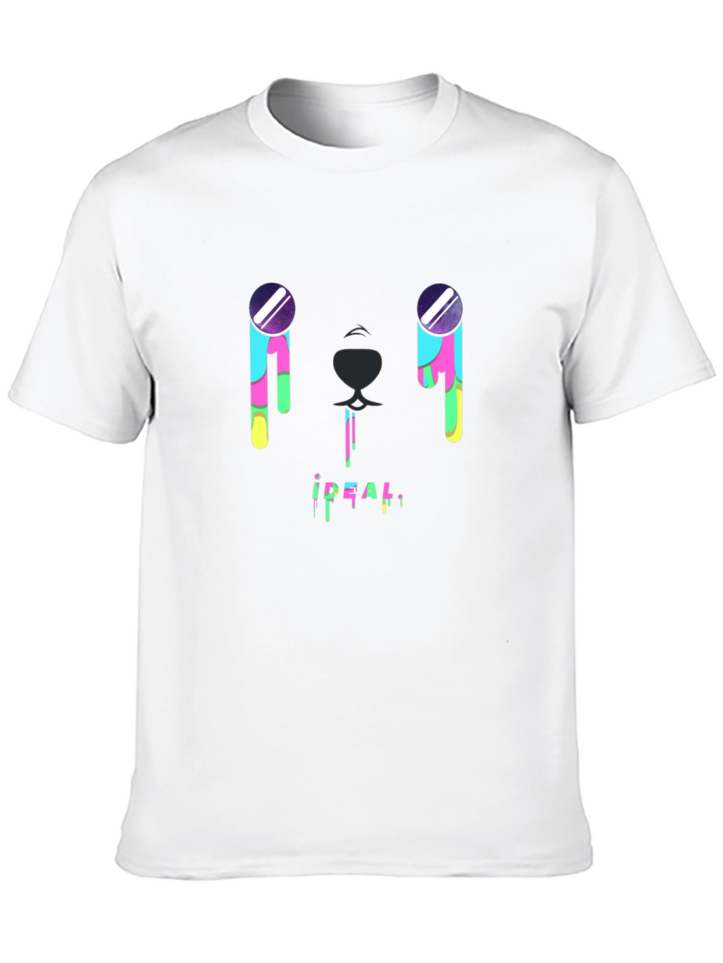 Mens Graphic T-Shirt - Abstract Drip Design