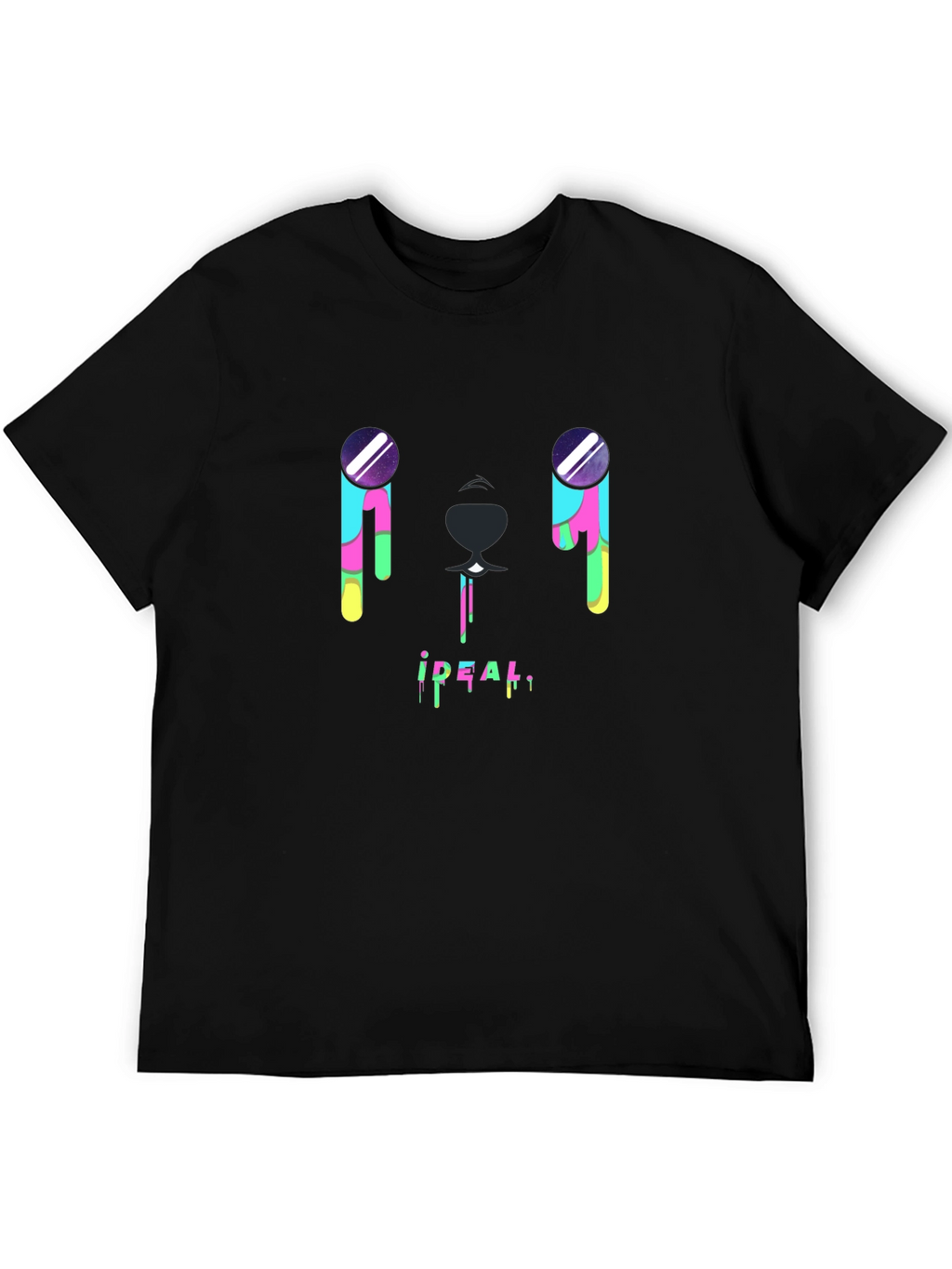 Mens Graphic T-Shirt - Abstract Drip Design