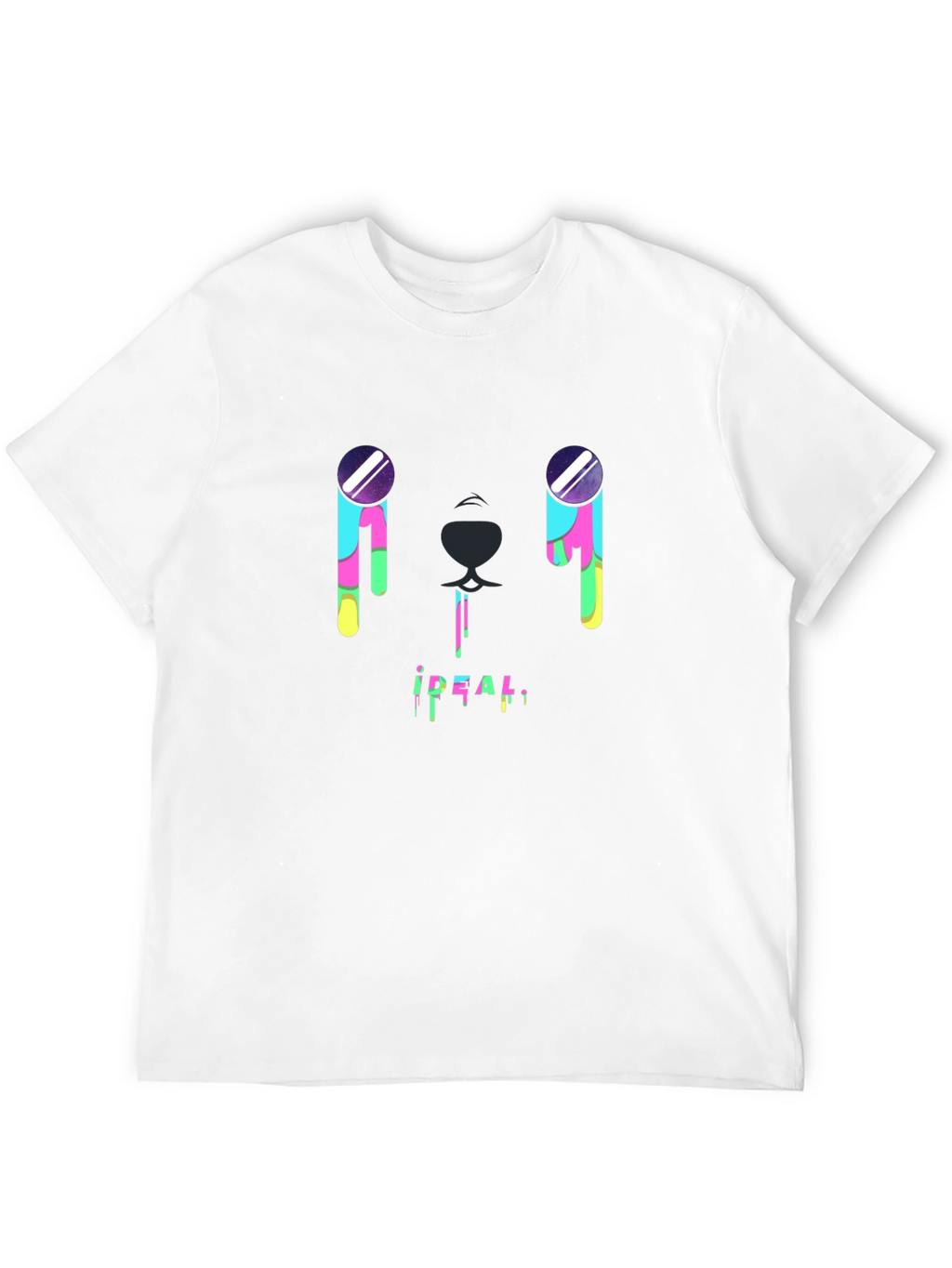 Mens Graphic T-Shirt - Abstract Drip Design