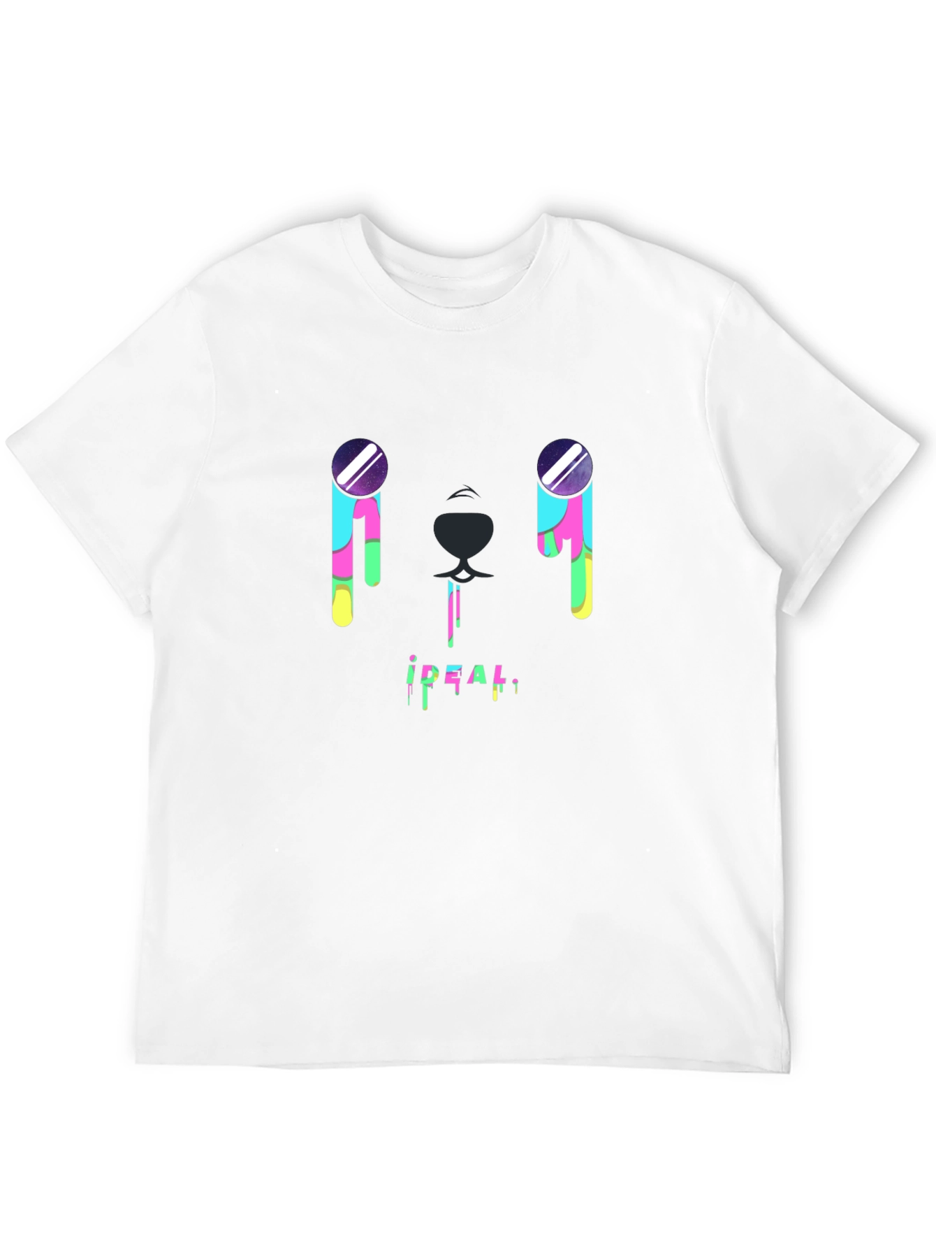 Mens Graphic T-Shirt - Abstract Drip Design