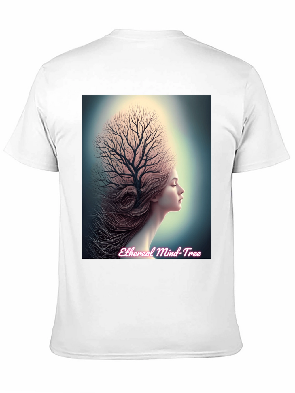 Ethereal Mind Tree Graphic Tee - Unisex Black T-Shirt