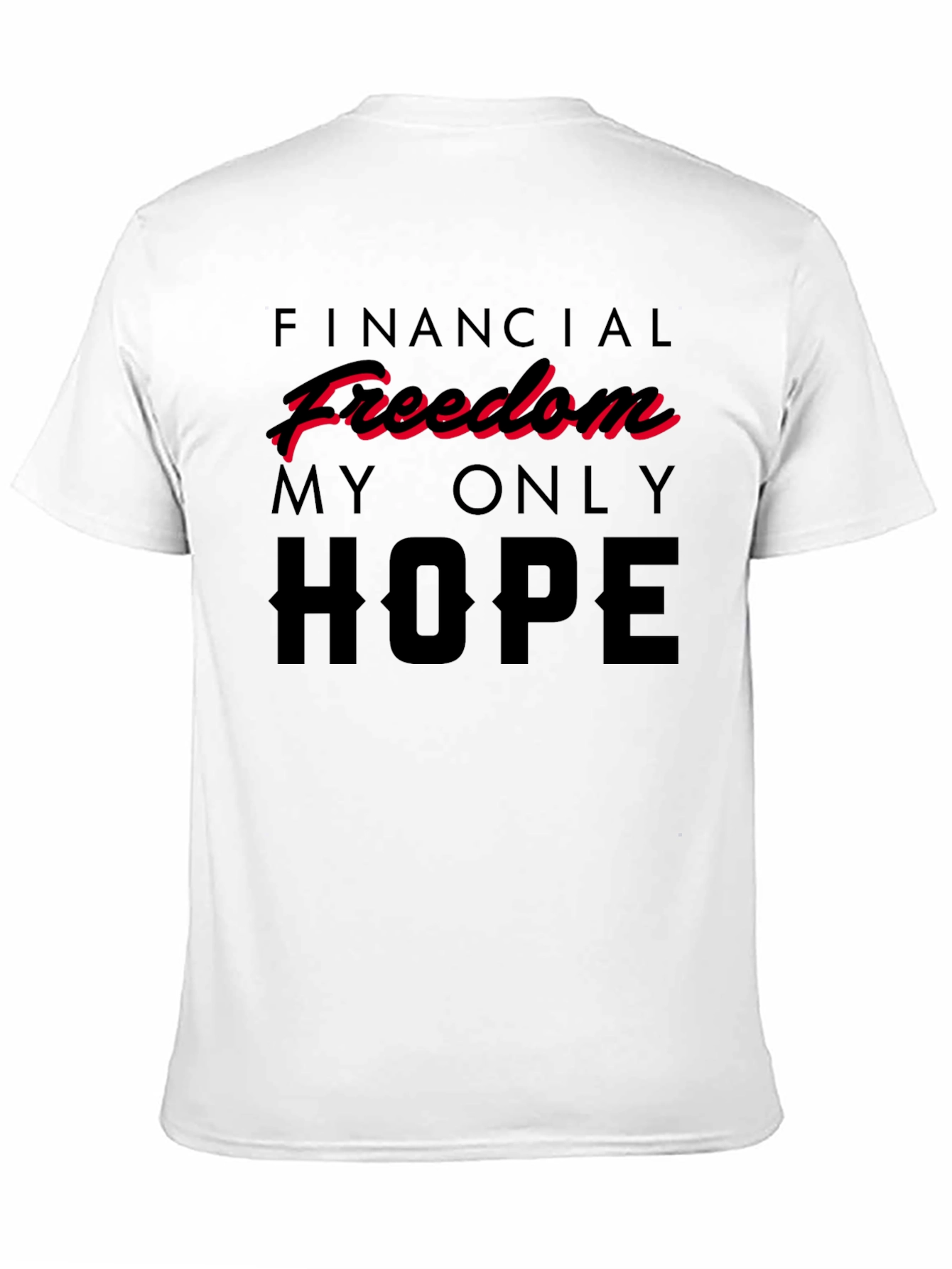 Financial Freedom Graphic Tee - Black
