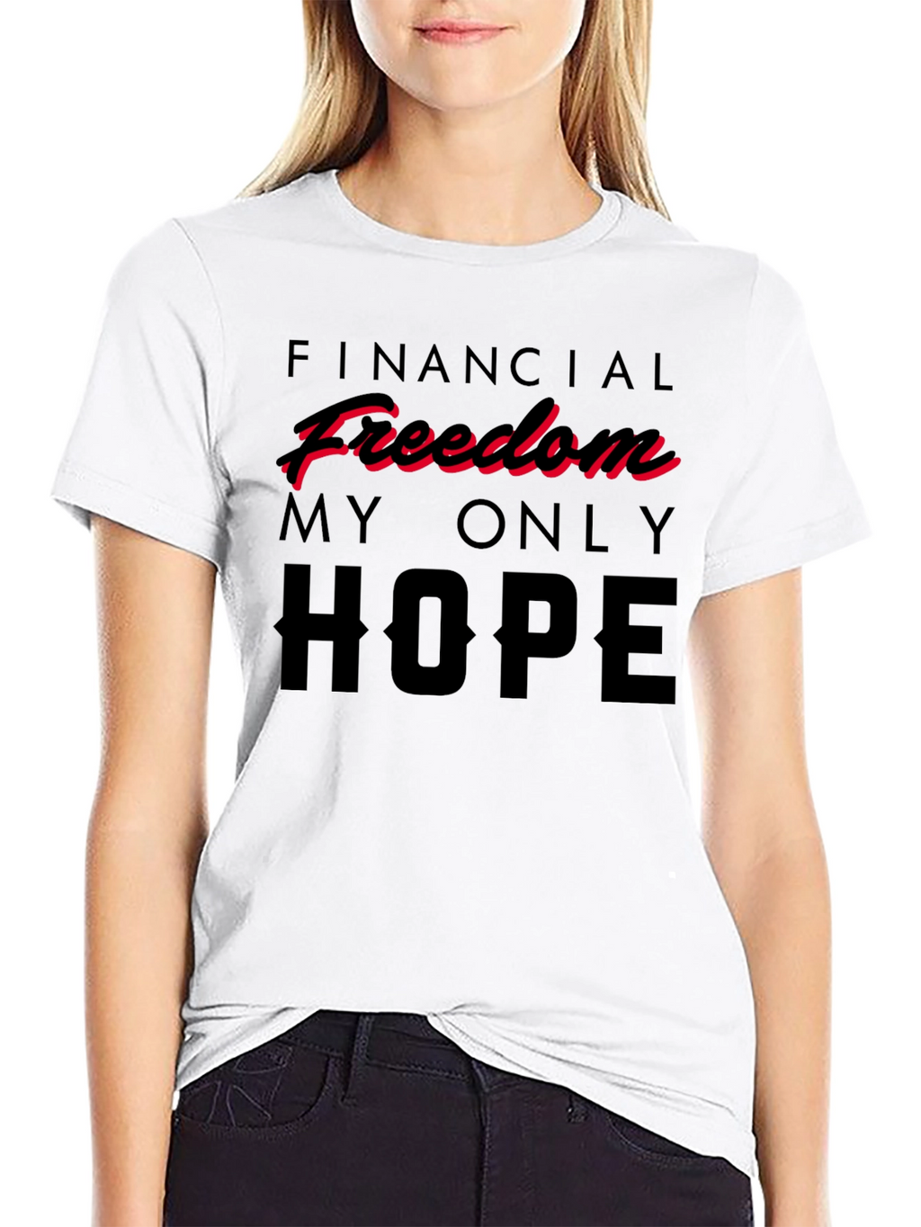 Financial Freedom Graphic Tee - Black