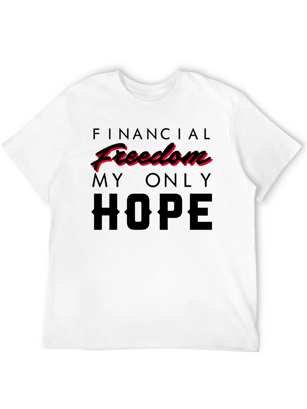 Financial Freedom Graphic Tee - Black