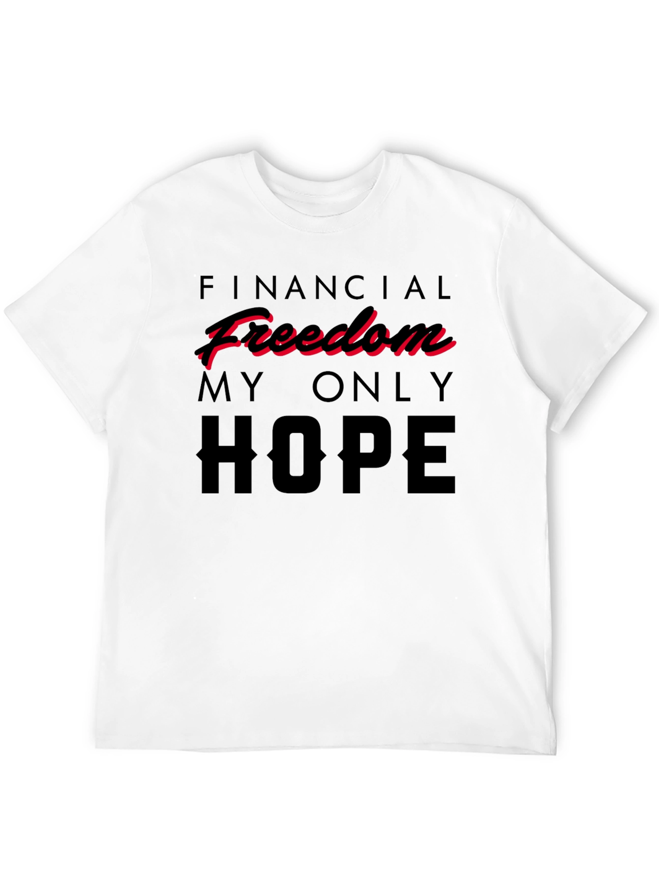 Financial Freedom Graphic Tee - Black