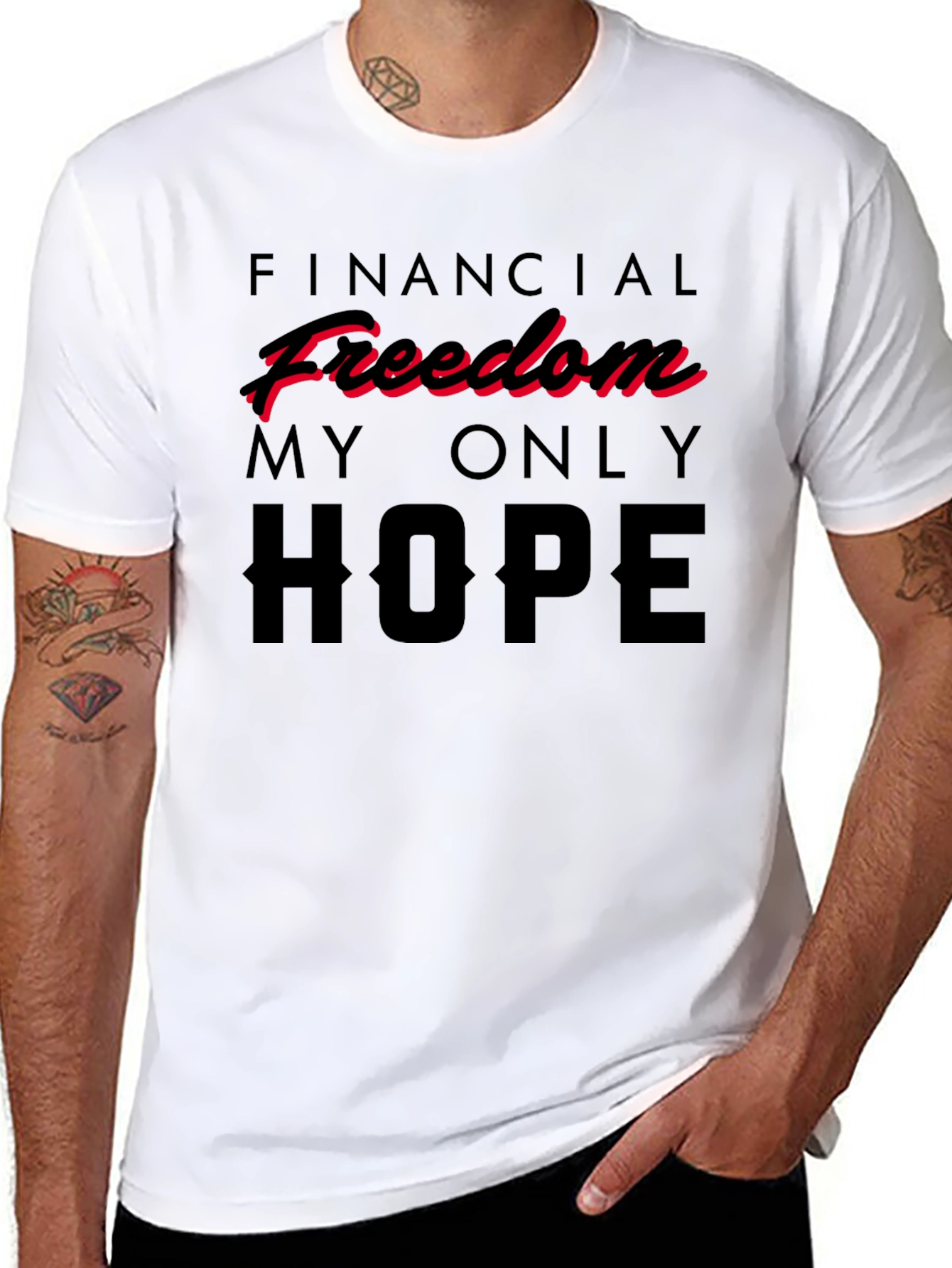 Financial Freedom Graphic Tee - Black