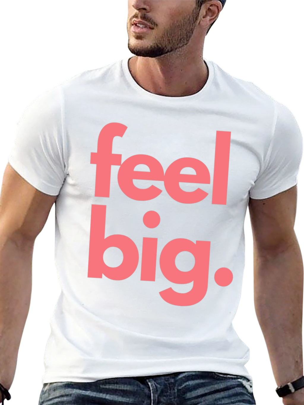 Feel Big Graphic Tee - Mens Black T-Shirt