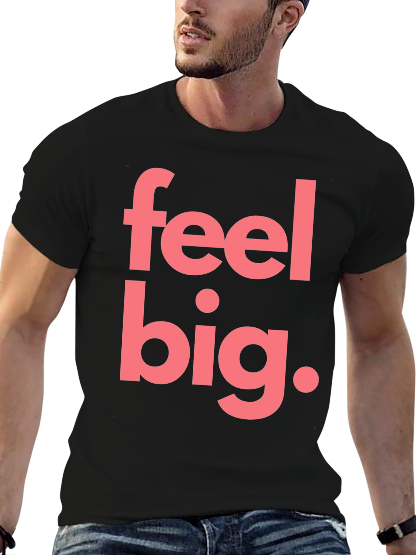 Feel Big Graphic Tee - Mens Black T-Shirt