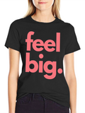 Feel Big Graphic Tee - Mens Black T-Shirt