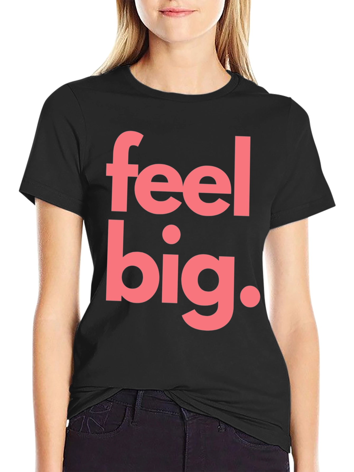 Feel Big Graphic Tee - Mens Black T-Shirt