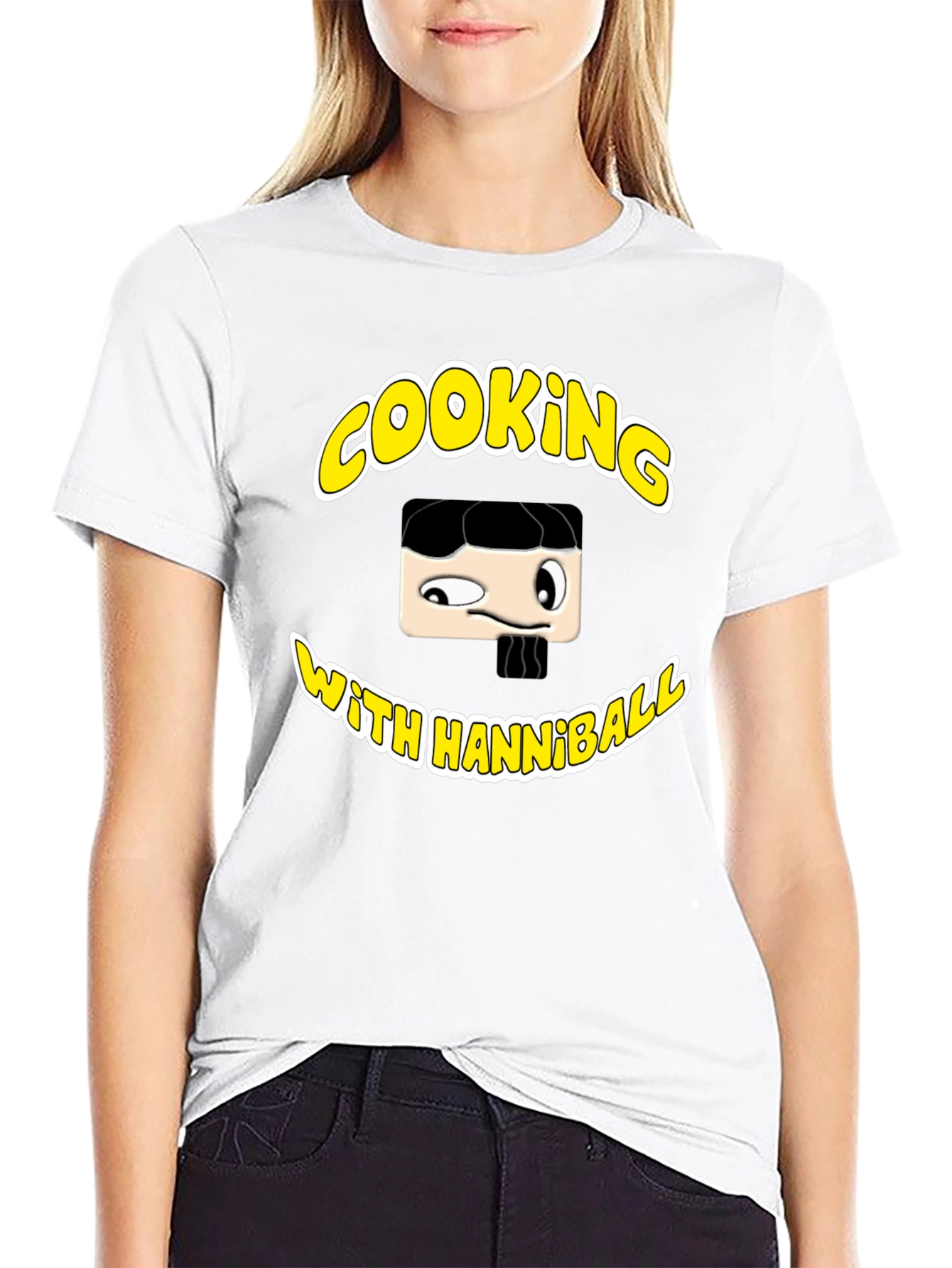 Hannibal Cooking T-Shirt - Black Graphic Tee