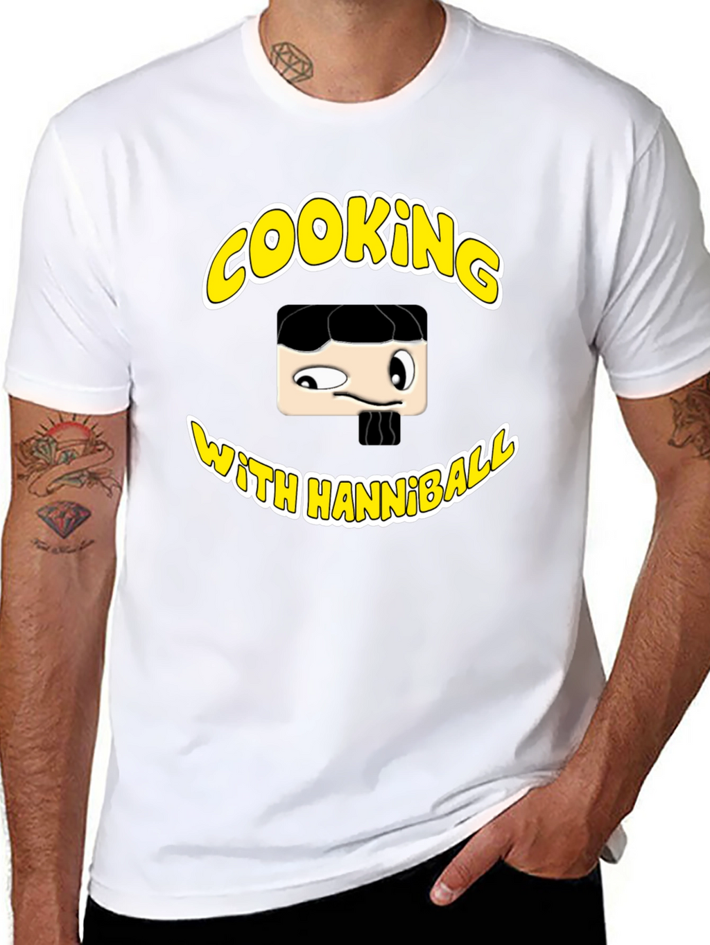 Hannibal Cooking T-Shirt - Black Graphic Tee