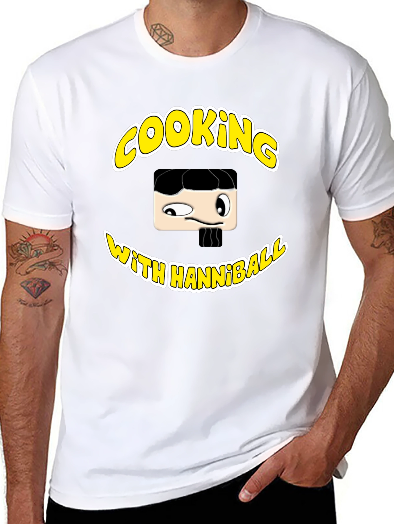 Hannibal Cooking T-Shirt - Black Graphic Tee