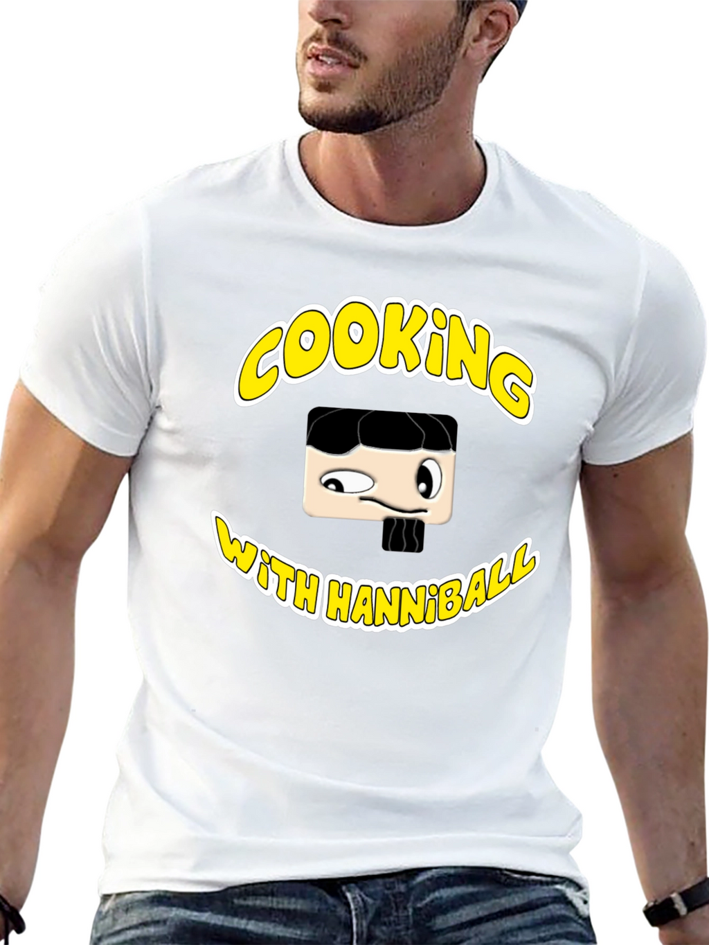 Hannibal Cooking T-Shirt - Black Graphic Tee