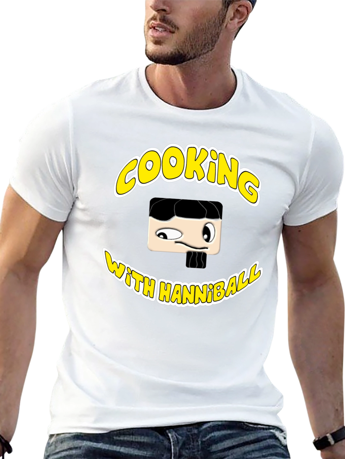 Hannibal Cooking T-Shirt - Black Graphic Tee