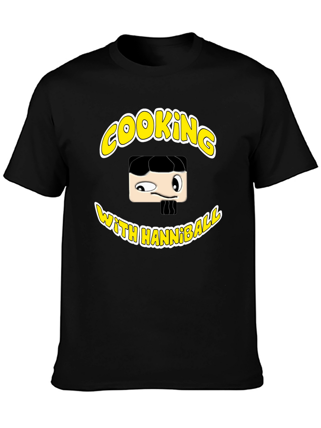 Hannibal Cooking T-Shirt - Black Graphic Tee