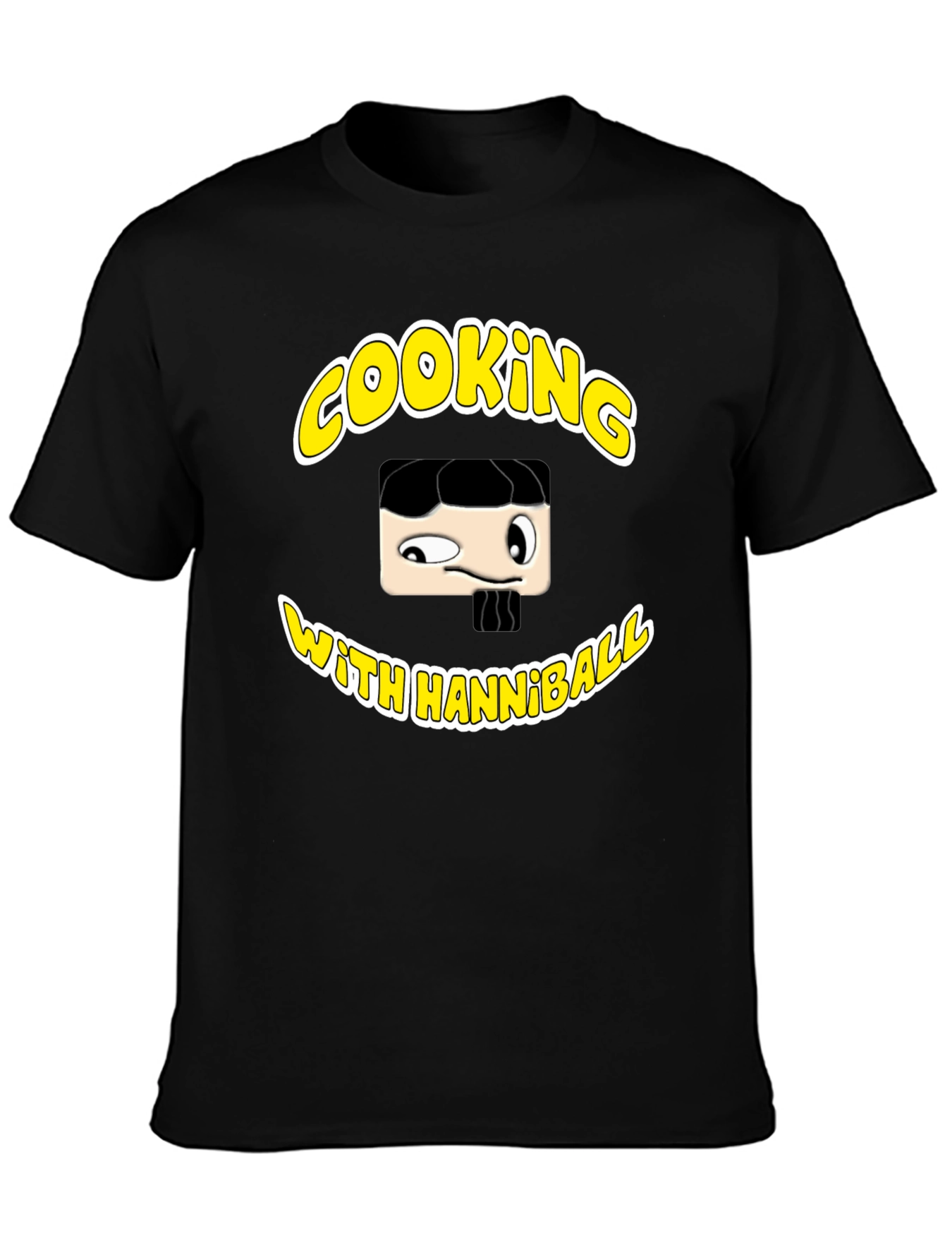 Hannibal Cooking T-Shirt - Black Graphic Tee
