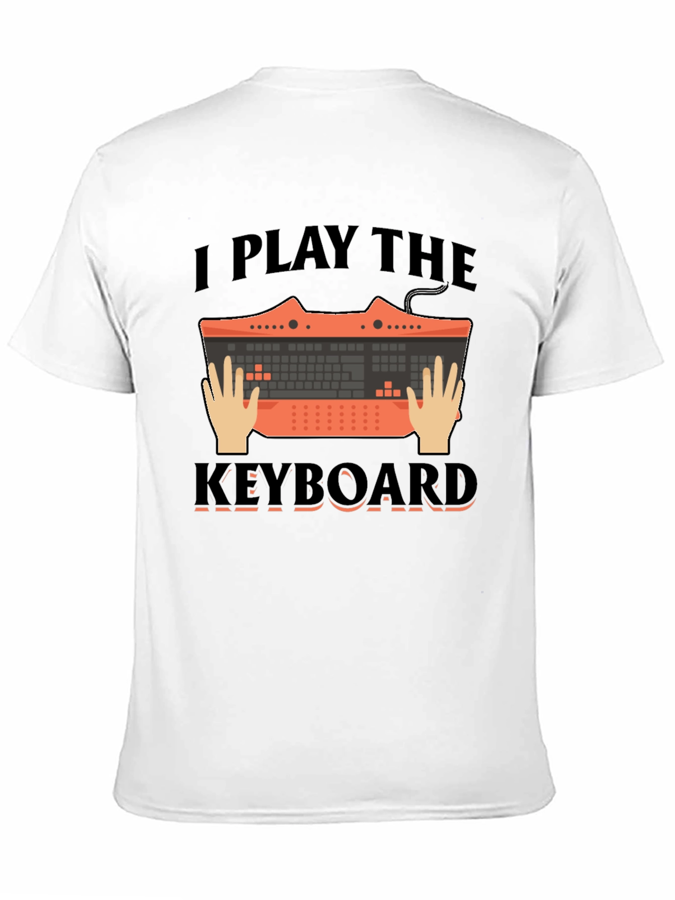 I Play the Keyboard Graphic Tee - Musician T-Shirt