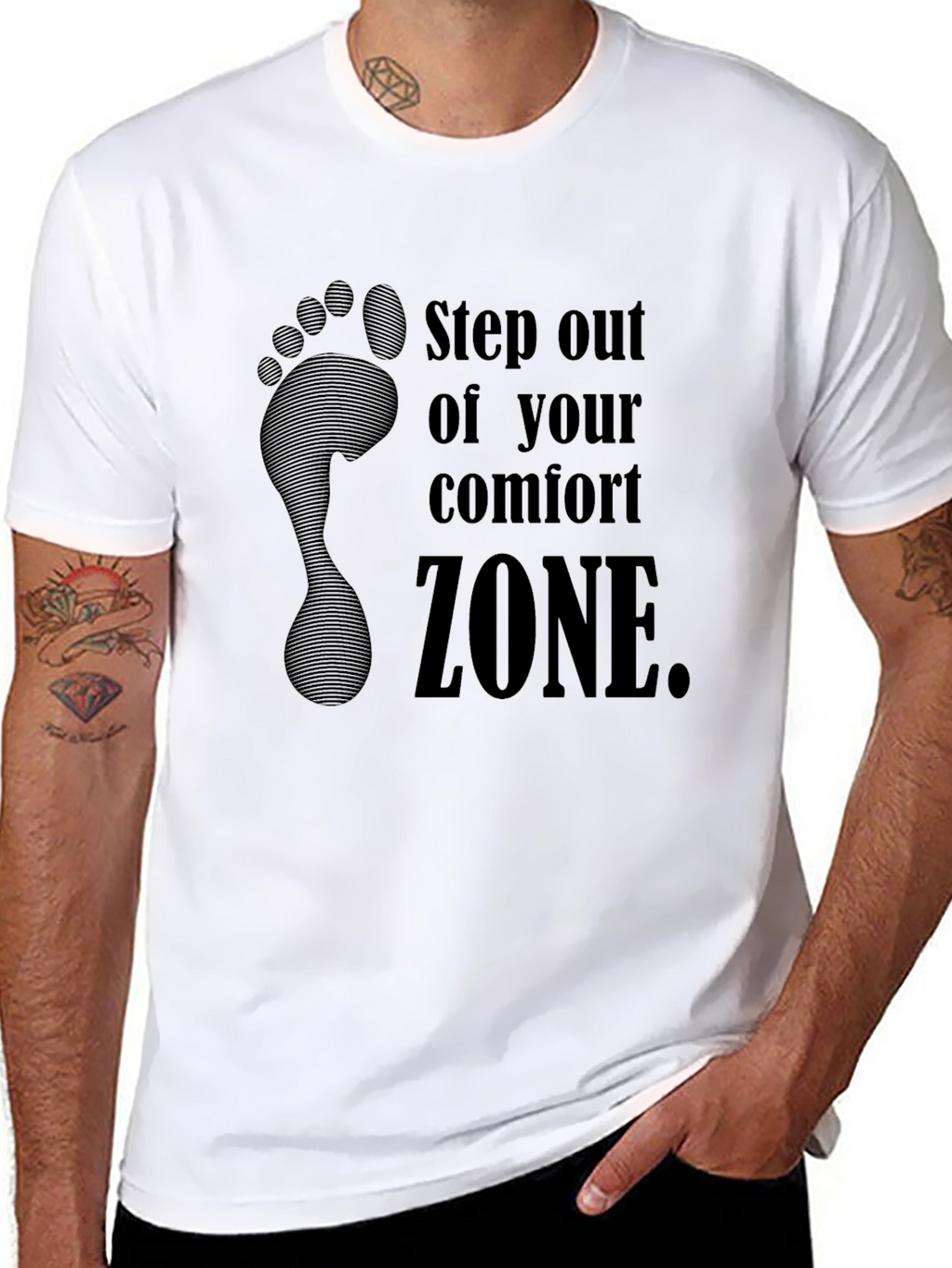 Step Out of Your Comfort Zone Graphic Tee