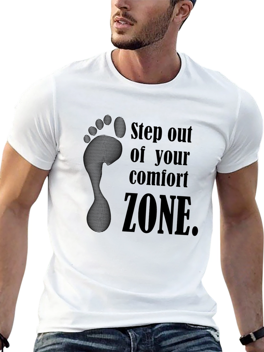 Step Out of Your Comfort Zone Graphic Tee