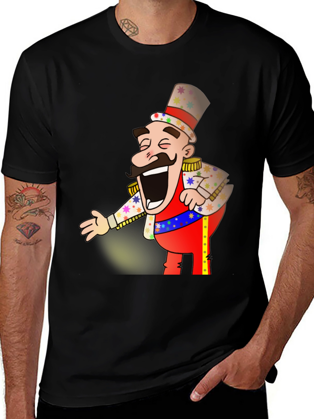 Funny Cartoon Ringmaster T-Shirt