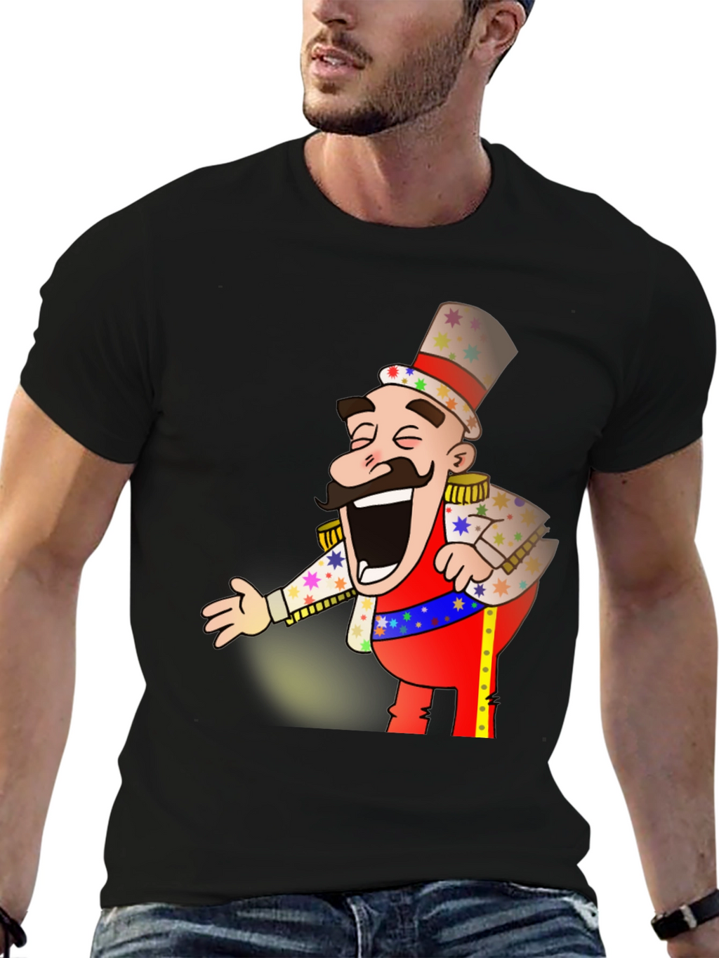 Funny Cartoon Ringmaster T-Shirt