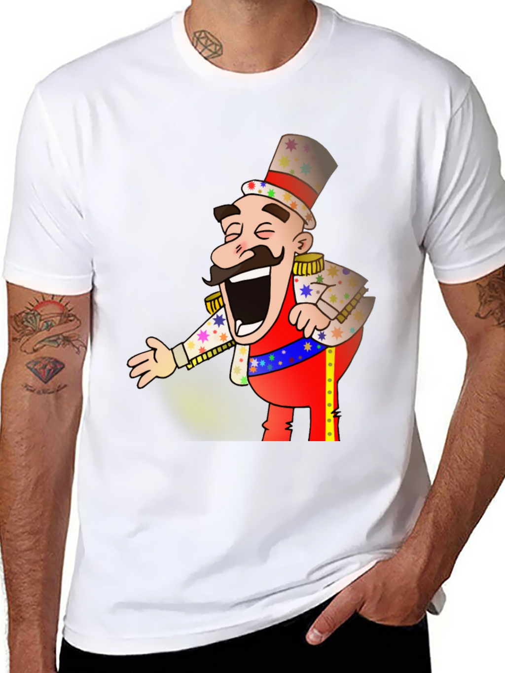 Funny Cartoon Ringmaster T-Shirt