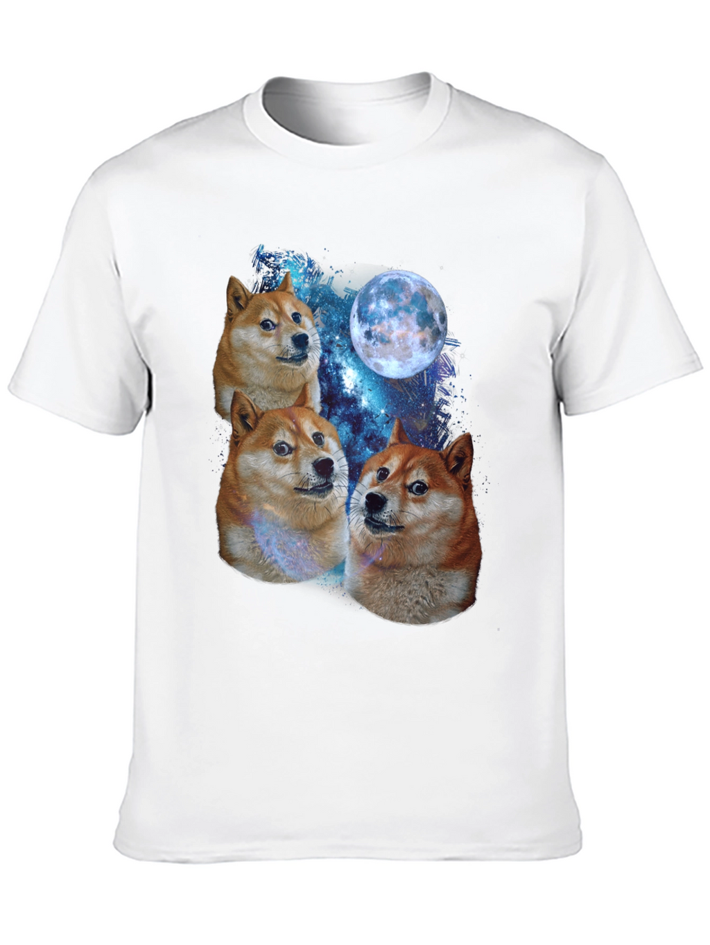 Doge Moon Graphic Tee - Black