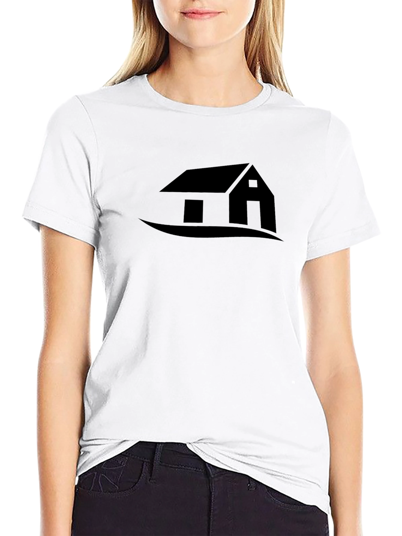 House Graphic T-Shirt - Black